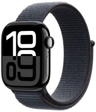 Умные часы Apple Watch Series 10 46 мм, Aluminium Case GPS+Cellular, Sport Loop, Jet Black